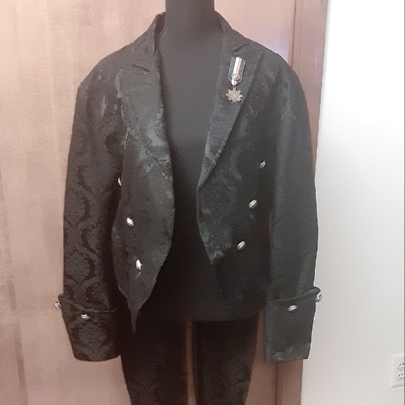 Shrine of Hollywood Other - Shrine Brocade Military/Goth Jacket